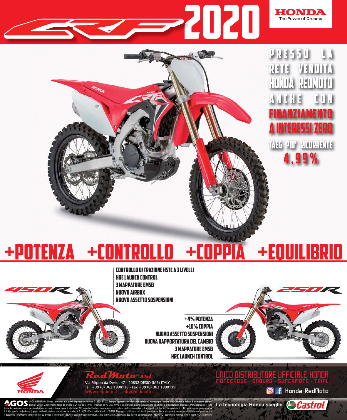 Vendo Honda CRF 450 RX Enduro (2020) usata a Milano (codice 9479309 ...